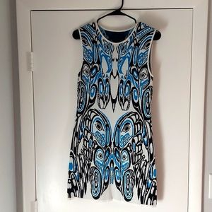 RVN bodycon print dress